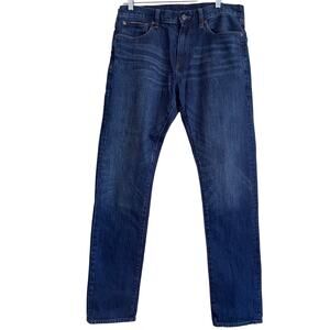 Brooks Brothers 901 Slim Straight Jeans Men 35×34 Medium Blue Excellent